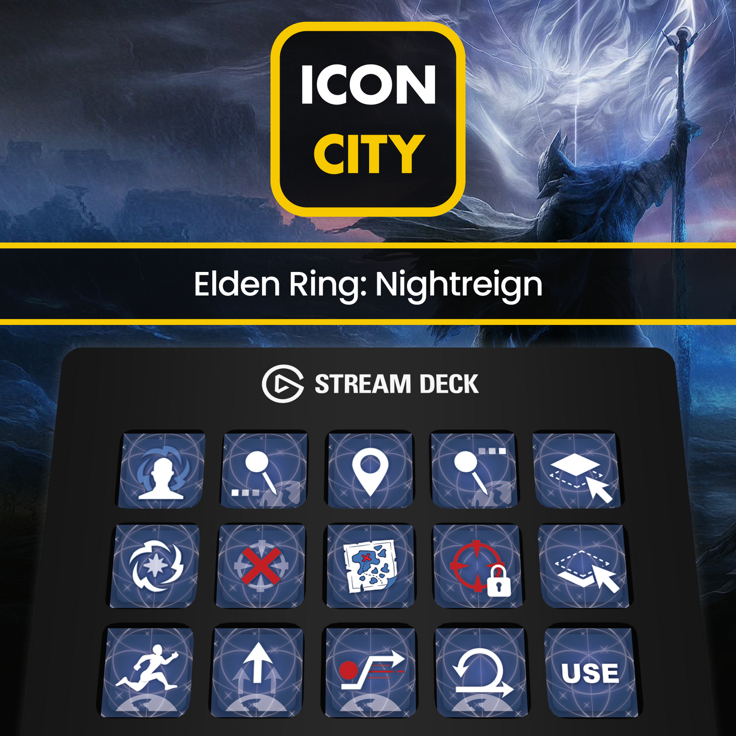 Elden-Ring-Nightreign Elgato Stream Deck icon Pack