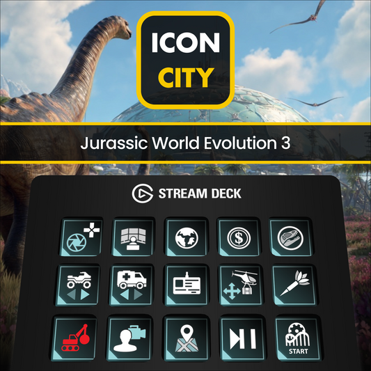 Elgato icon pack for Jurassic World Evolution 3