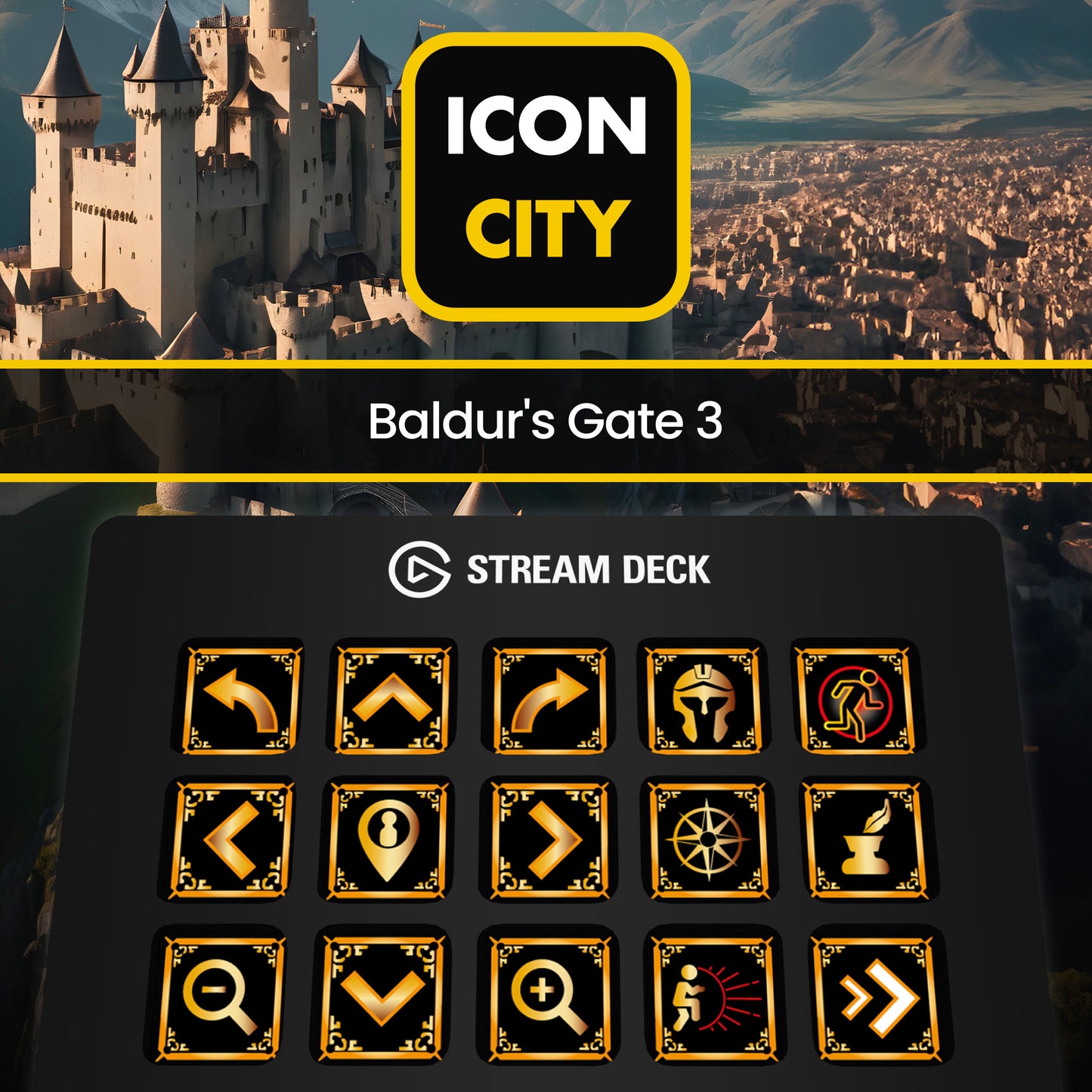 Baldur’s Gate 3 icon pack