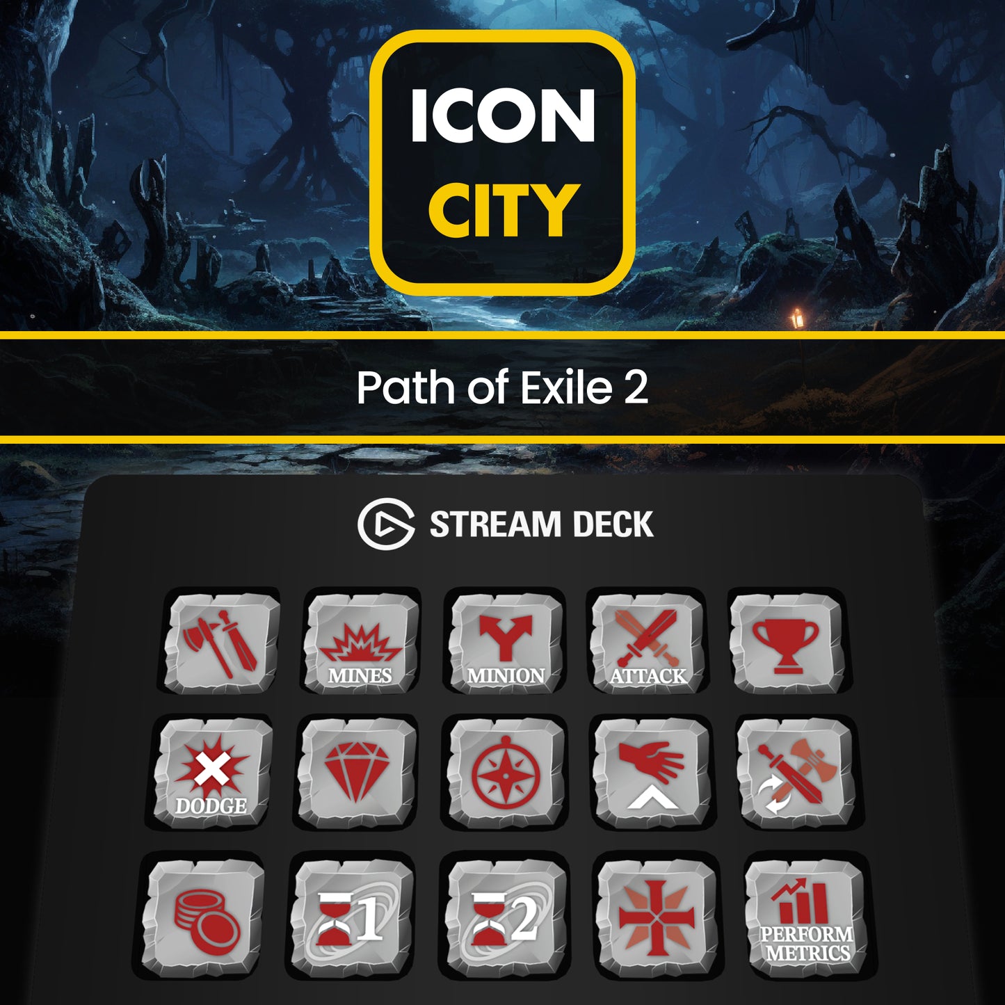 Icon Pack for Path of Exile 2 by iConCity