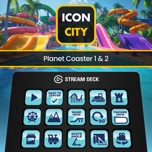 Planet Coaster 1 & 2 icon pack