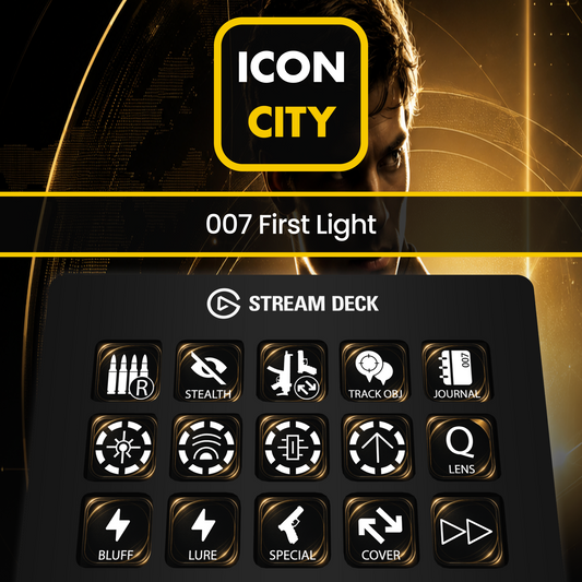 007 Icon Pack - Elgato Stream Deck- First Light  - iConCity.com 