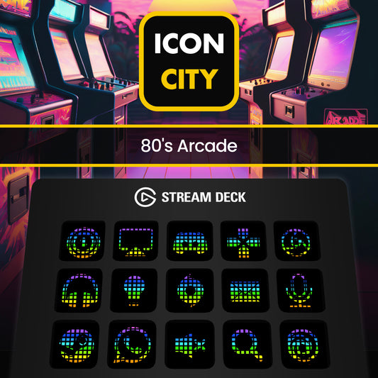 80's Arcade icon pack from iConCity