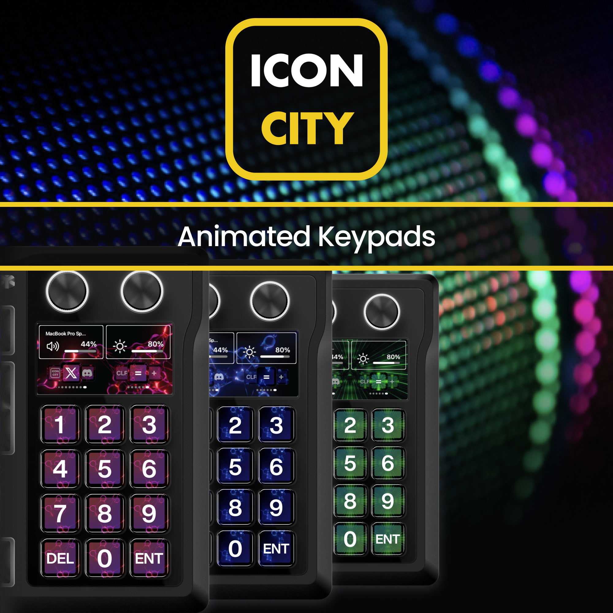 Animated Keypad Pack for the Corsair Galleon Keyboard - 7 Profile and ...