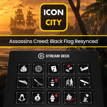 assassins-creed-black-flag-resynced iconcity  - icon - stream deck profile - 