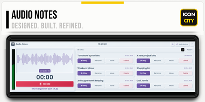 AUDIO NOTES XE