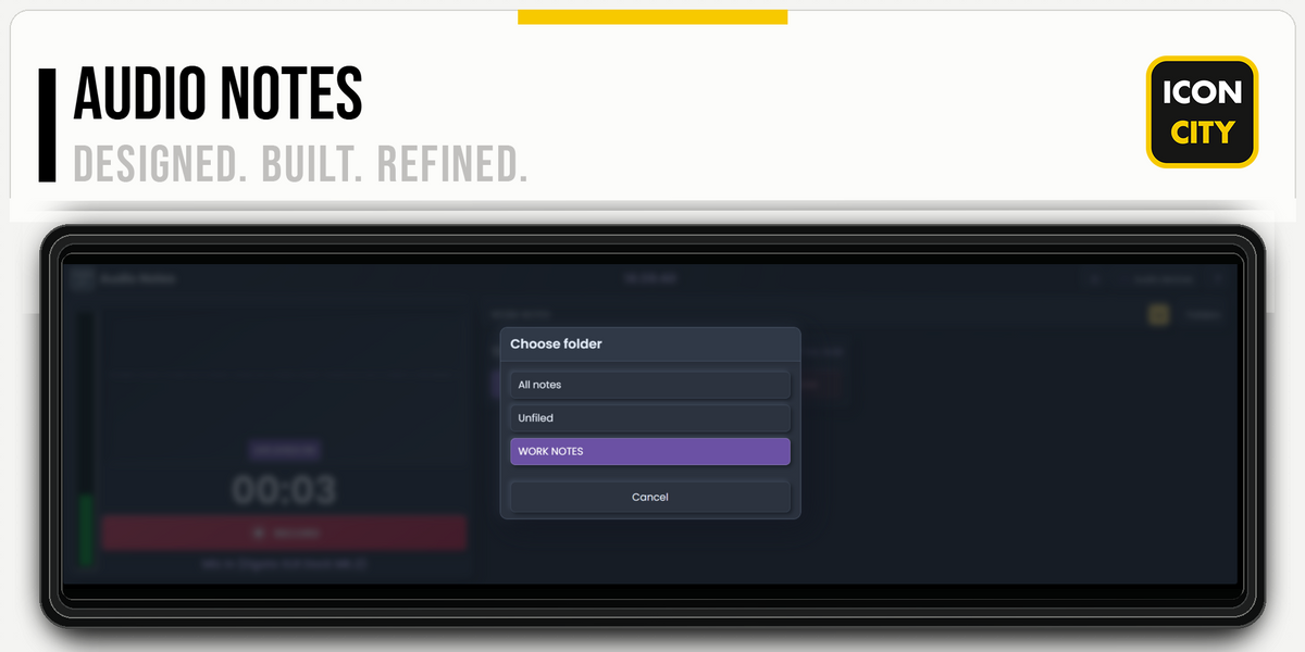 AUDIO NOTES XE