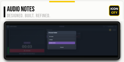 AUDIO NOTES XE