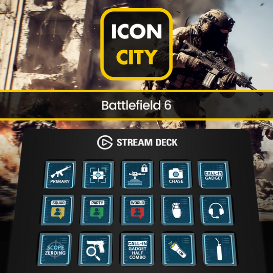Battlefield 6 - Stream Deck icons and profiles for your Elgato 15 & 32 key devices 