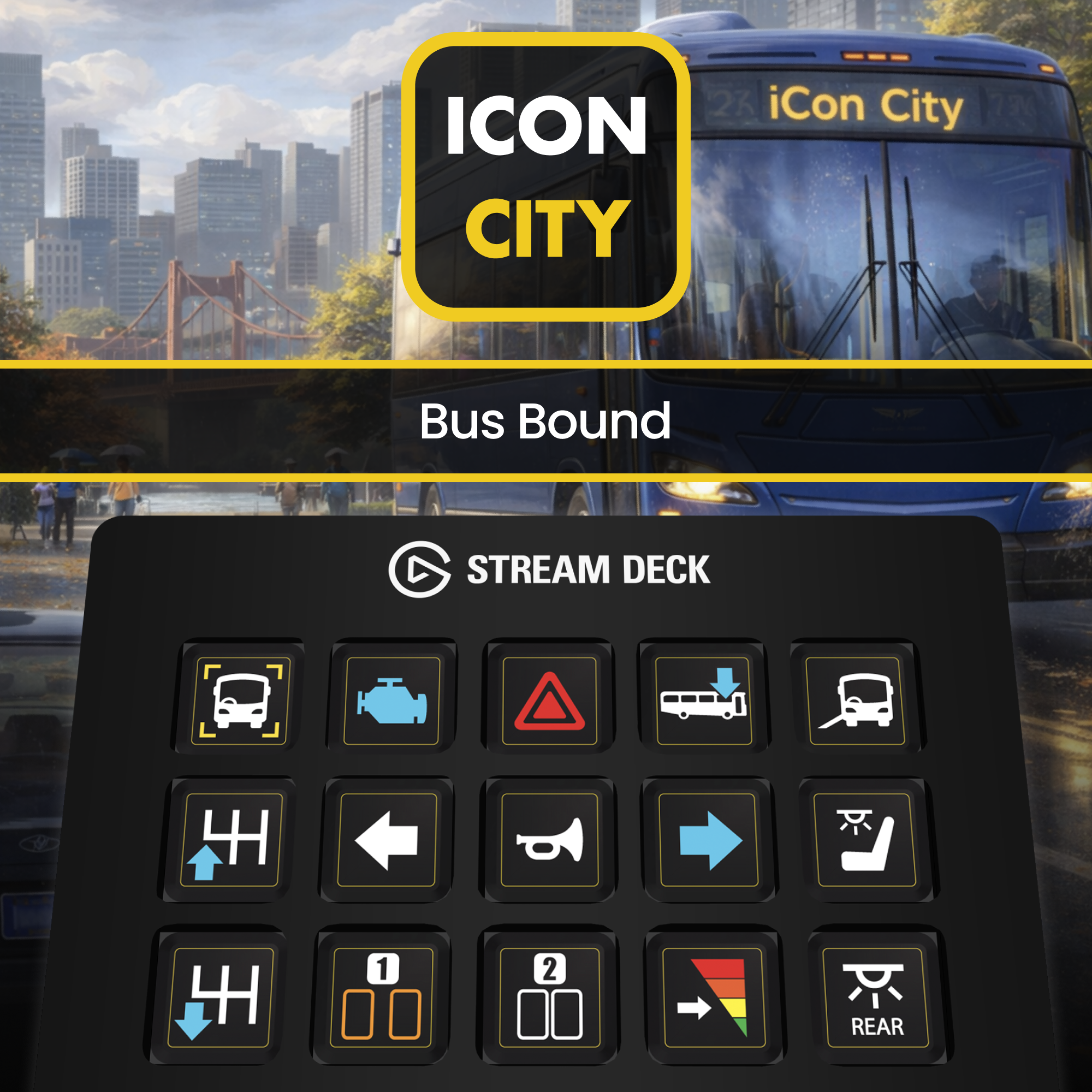 Bus Bound for Elgato Stream Deck - 60 icons and profile included— from ...