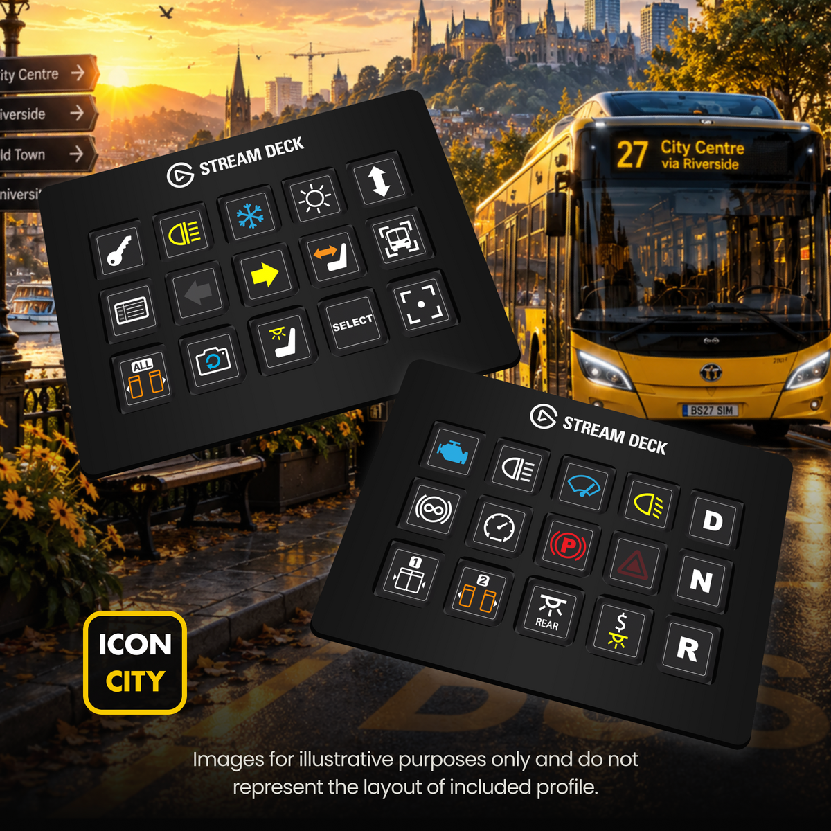 Bus-Simulator-27 Stream Deck Profiles for Elgato