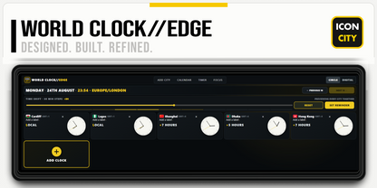 World Clock//EDGE XE