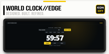 World Clock//EDGE XE