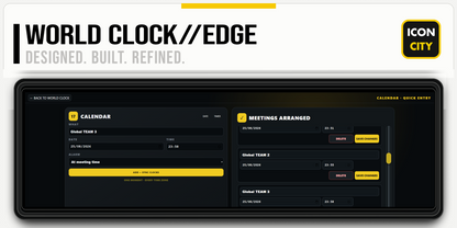 World Clock//EDGE XE