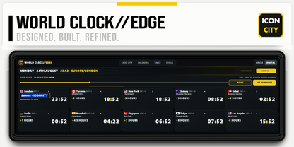 World Clock//EDGE XE