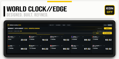 World Clock//EDGE XE