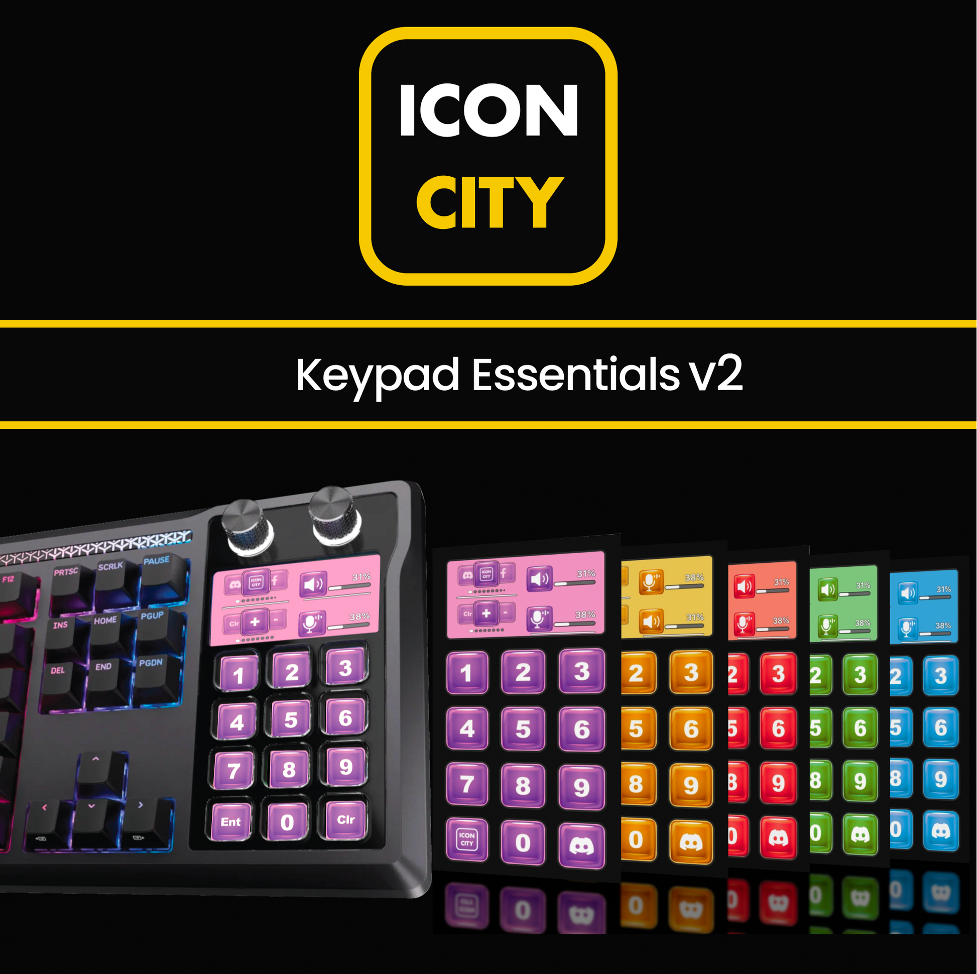 Corsair Galleon 100 SD Keyboard - Keypad Essentials v2 from iConCity.com 