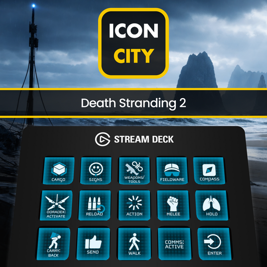 Death Stranding 2 - Elgato Stream Deck Neo, 15 & 32XL by iConCity.com 
