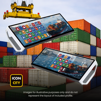 Xeneon Edge Pc Game Docked - Icons and Key-binds by iConCity.com 