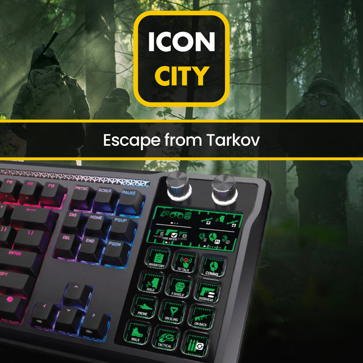 Escape From Tarkov for Corsair Galleon 100 SD Keyboard- 96 Icons and ...