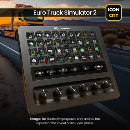 Euro-Truck-Simulator 2 + XL Stream Deck by iConCity.com 