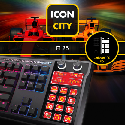 F1-25 Corsair Galleon-100-SD - Keyboard by iConCity.com 