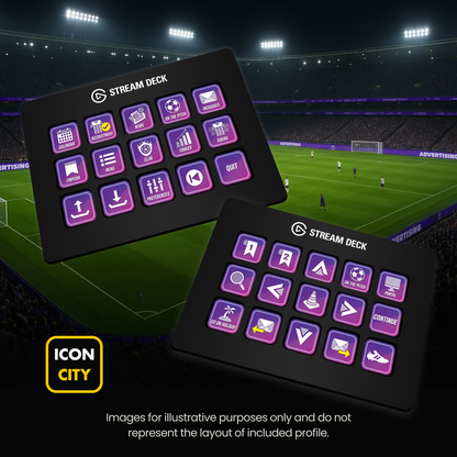 Elgato Stream Deck icons Football Manager 26 by iConCity