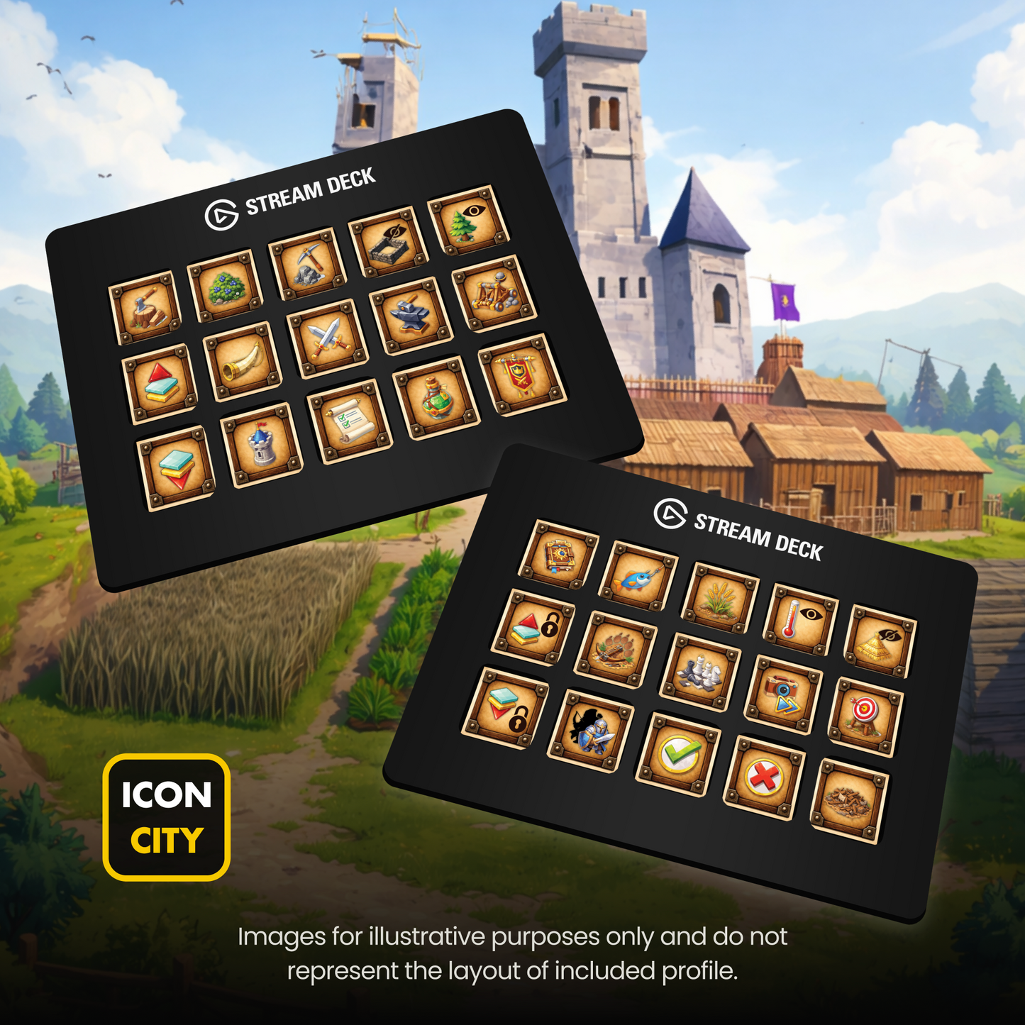 Going-Medieval for Elgato Stream Deck - icons and profile included