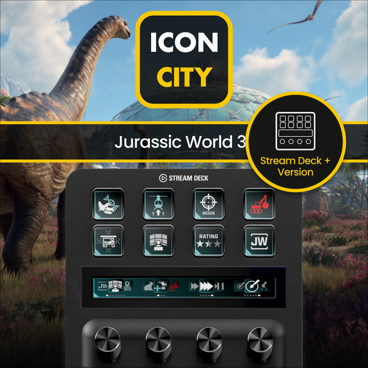 JWE3 - Jurassic World Evolution 3 - Stream Deck Plus (+)