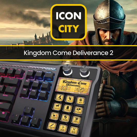 Kingdom Come Deliverance 2 - Corsair Galleon Keyboard by iConCity.com 