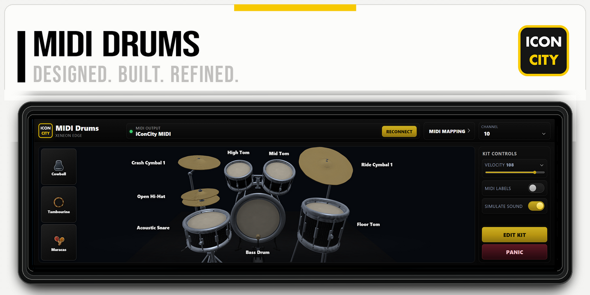 MIDI Drums XE