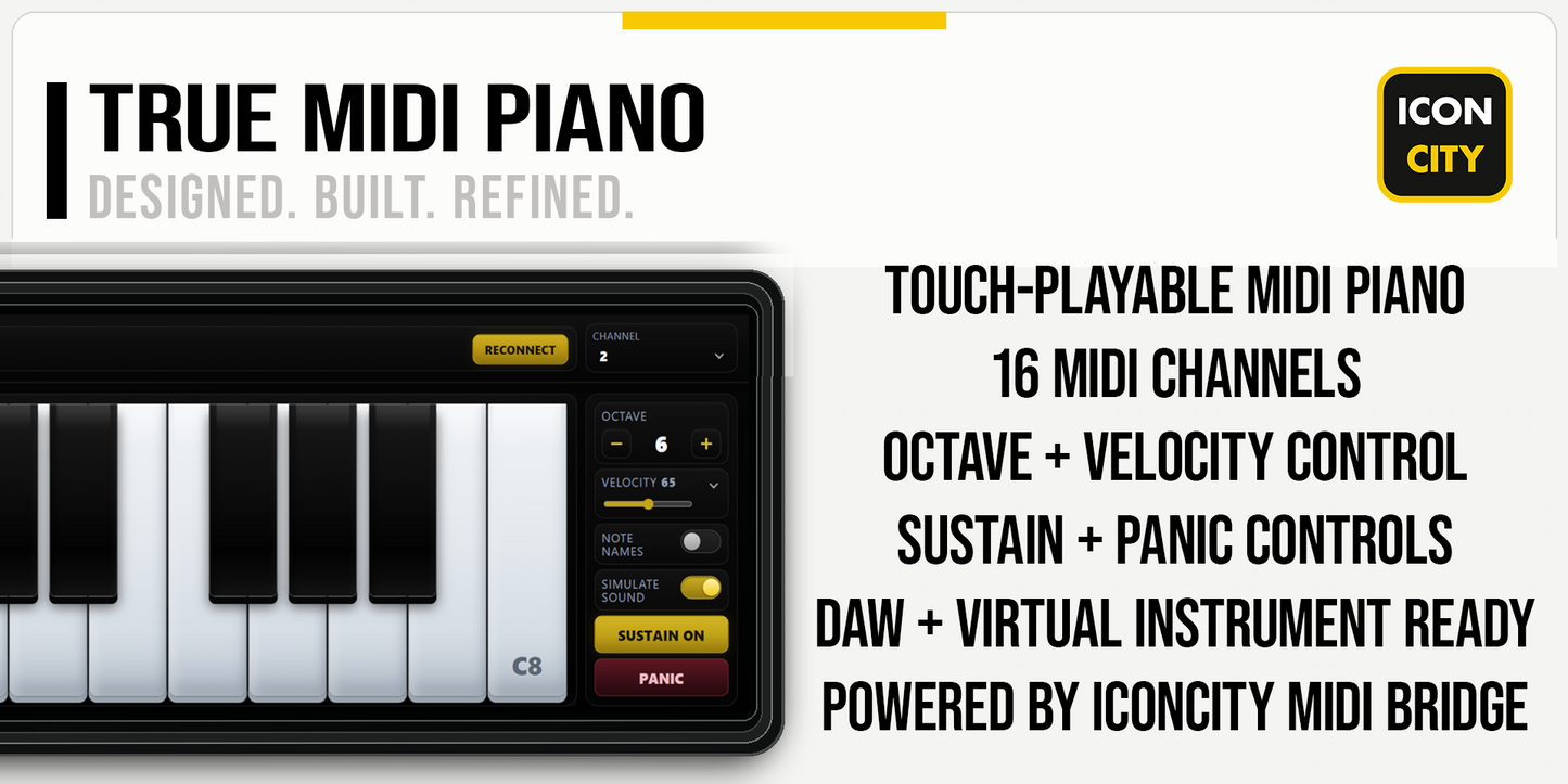 True Midi Piano XE