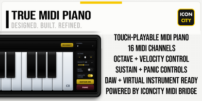 True Midi Piano XE