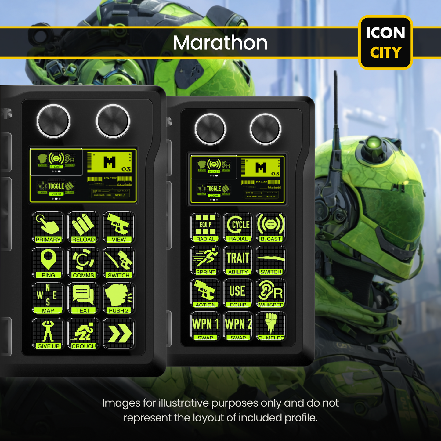 Marathon Inspired icon and profile pack