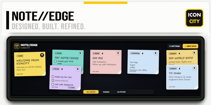 NOTE EDGE standalone productivity app