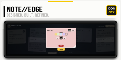 NOTE//EDGE XE