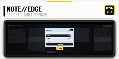 NOTE//EDGE XE
