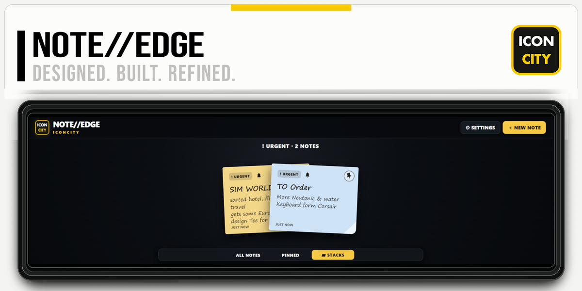 NOTE//EDGE XE