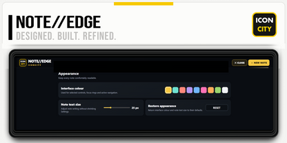 NOTE//EDGE XE