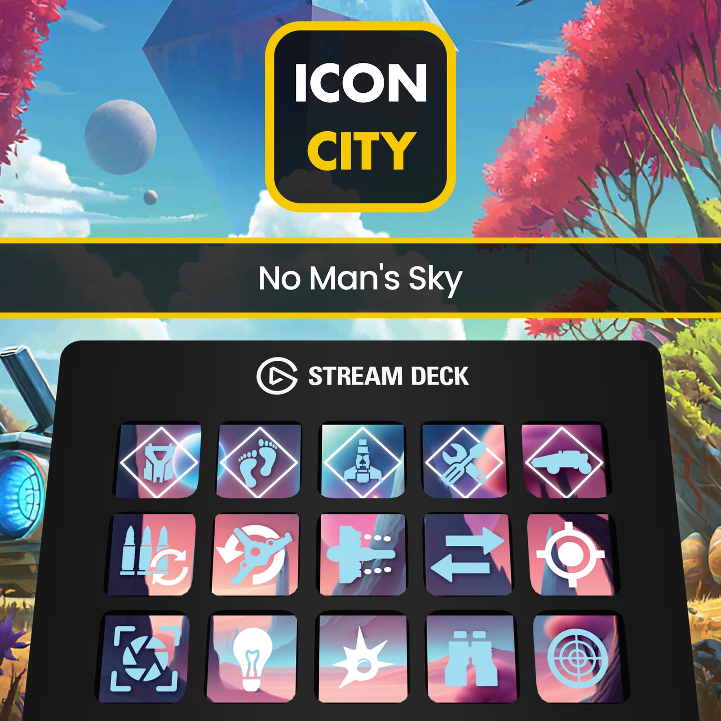 Stream Deck icons for No Mans Sky - PC