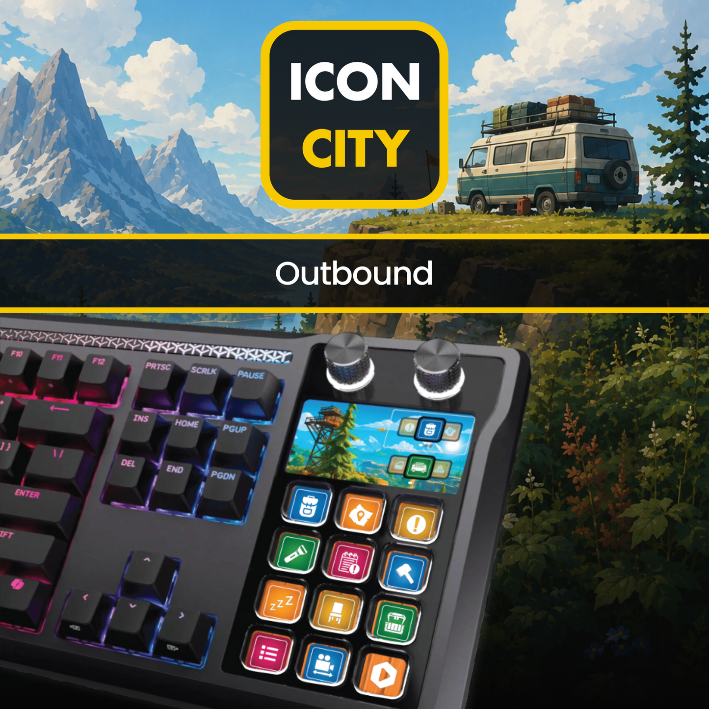Outbound - Corsair Galleon Keyboard - by iConCity.com 