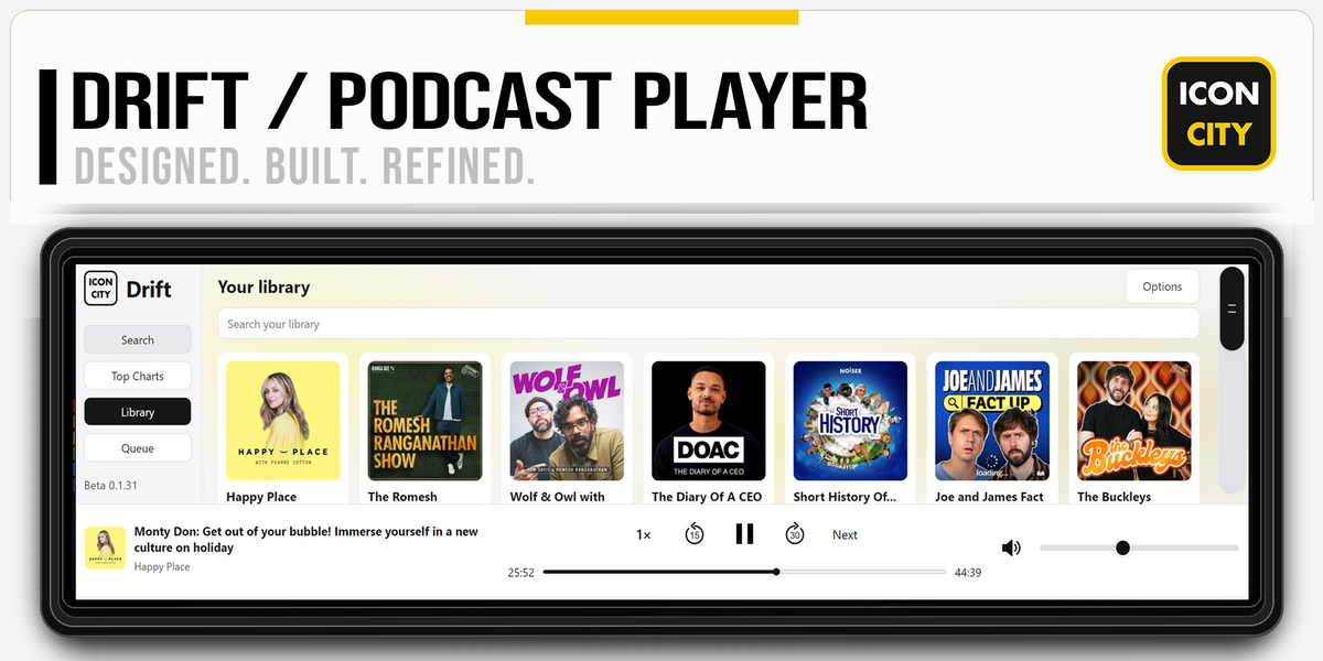 Drift - Podcast Player XE