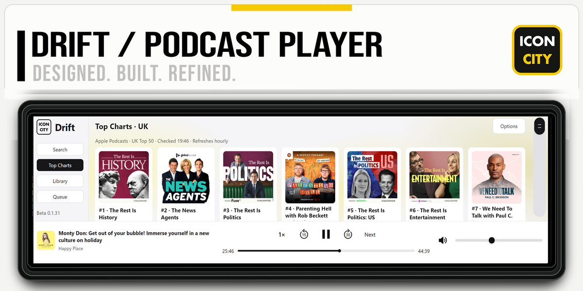 Drift - Podcast Player XE
