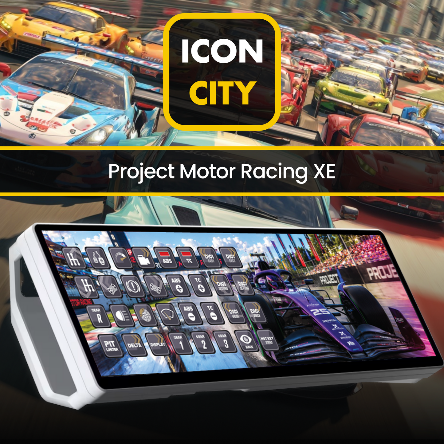 Project-Motor-Racing-Made for Corsair Xeneon Edge - Small, Medium and Large Widgets