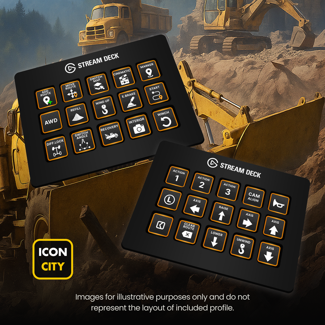 RoadCraft - 50+ Icons & Profiles for Elgato Stream Deck – iConCity.com