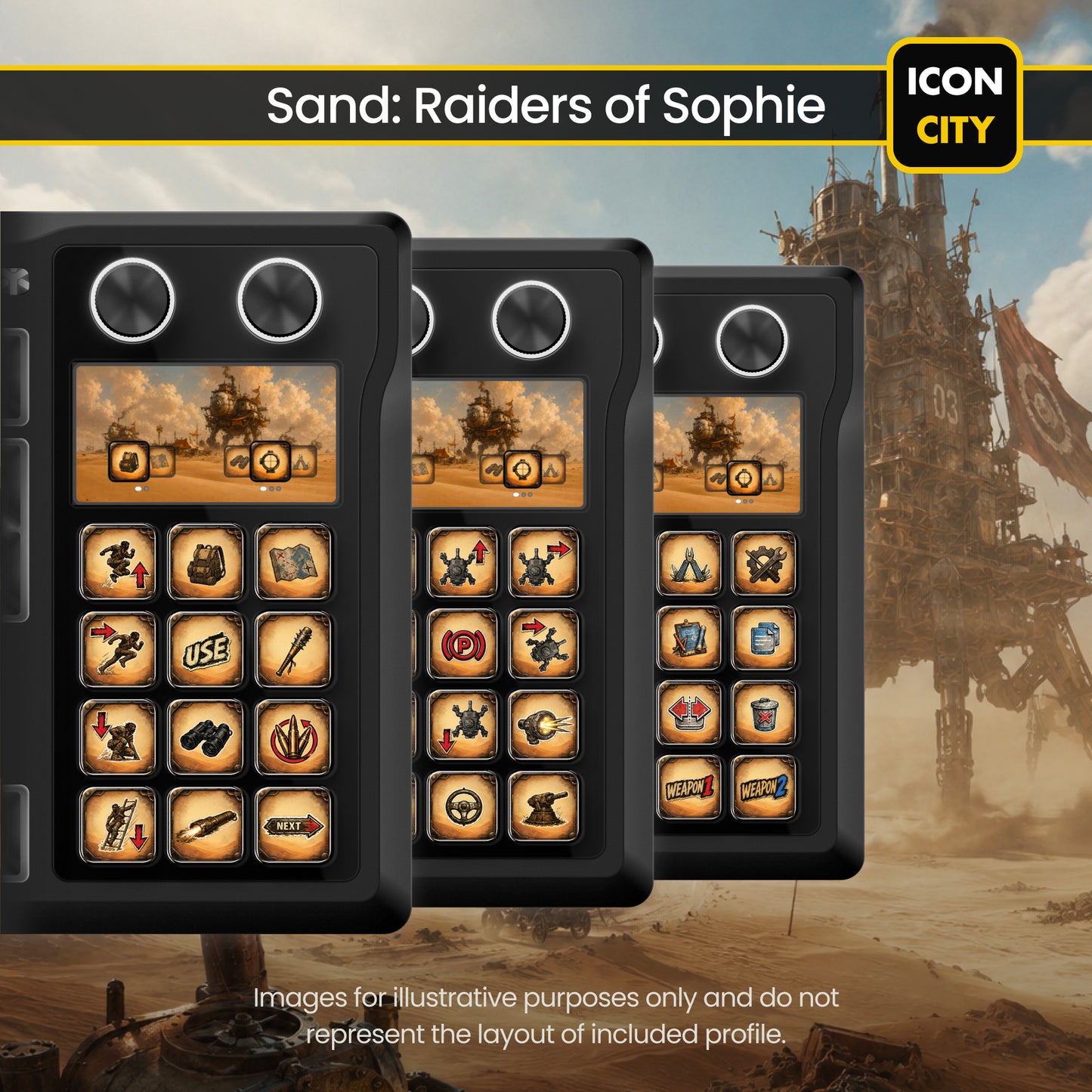 Sand: Raiders of Sophie - iCon & profile pack by iConCity.com 