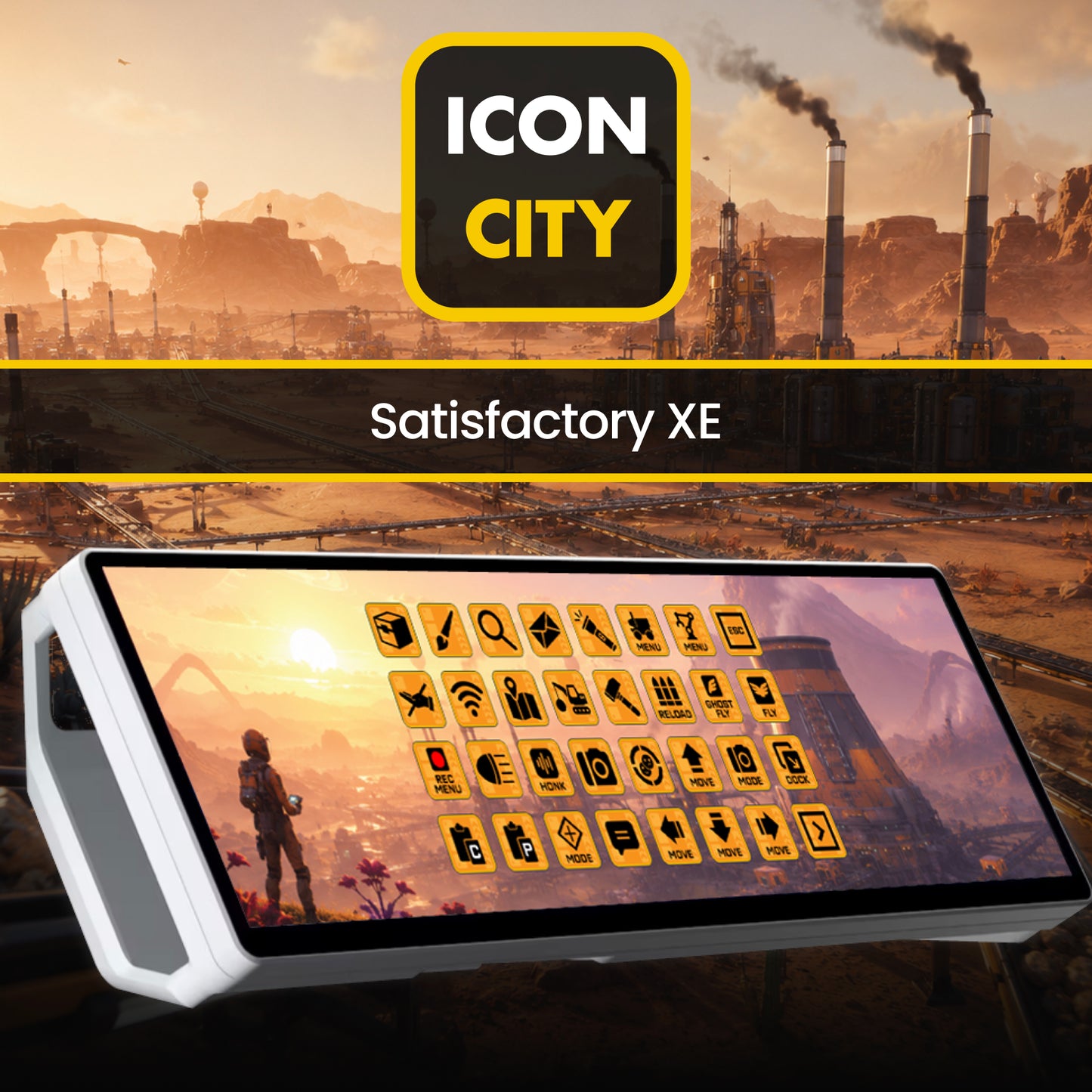 Satisfactory - Made for Corsair Xeneon Edge - Small, Medium and Large Widgets