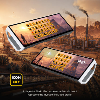 Satisfactory - Made for Corsair Xeneon Edge - Small, Medium and Large Widgets