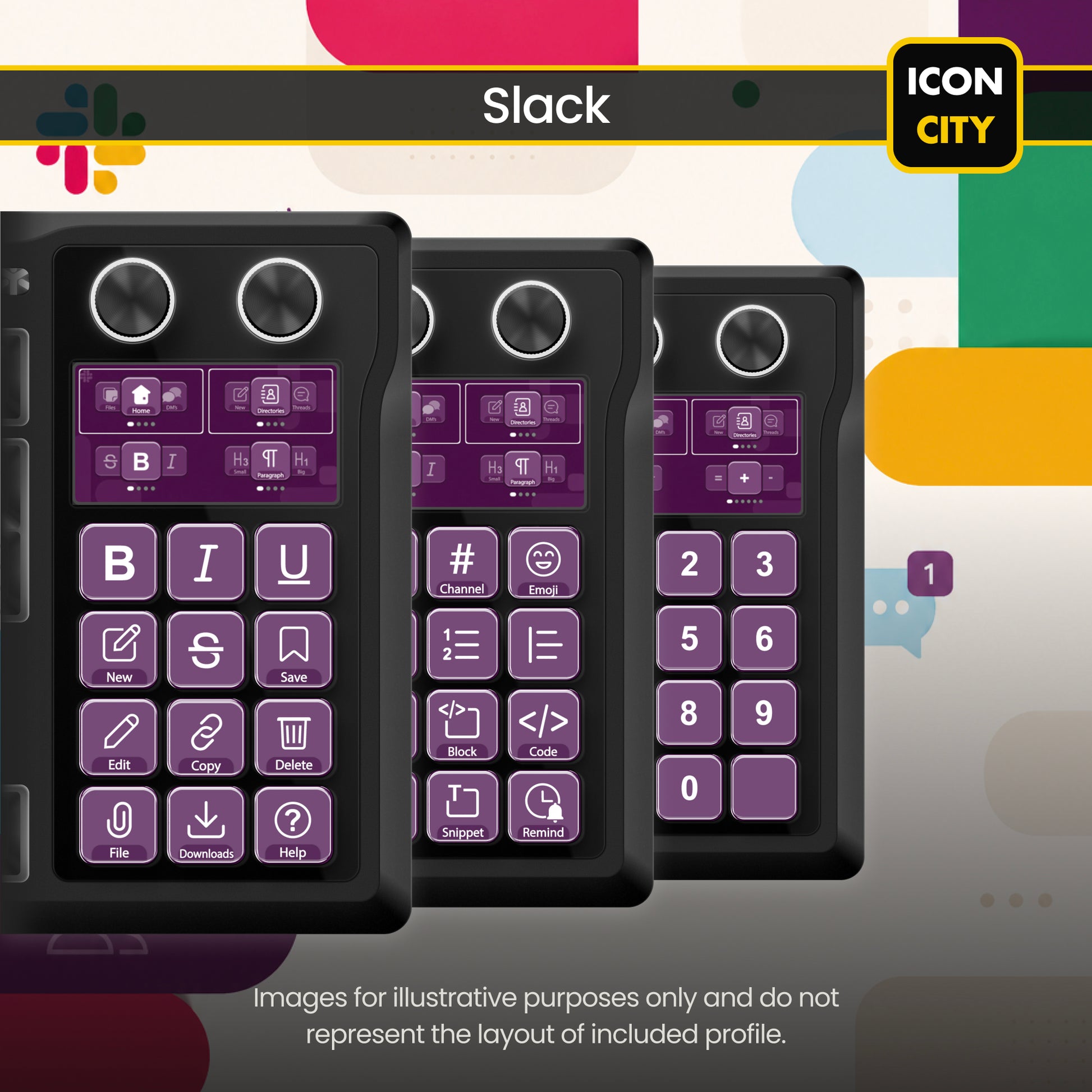 Slack for Corsair Galleon Keyboard - productivity tools from iConCity.com 
