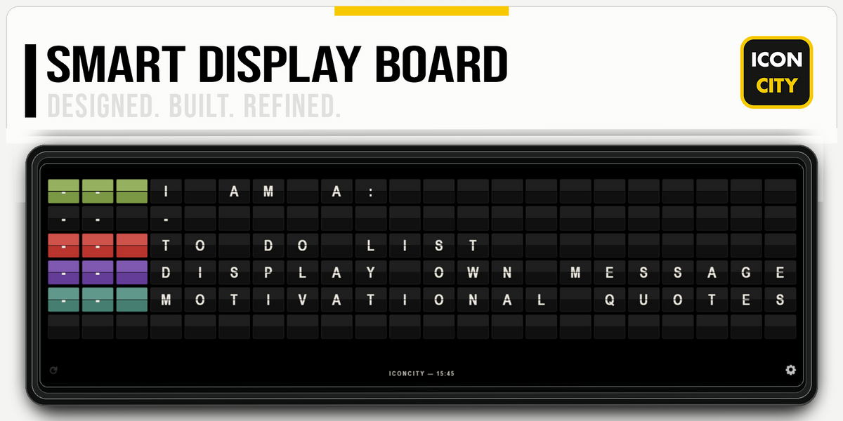 Smart Display Board XE